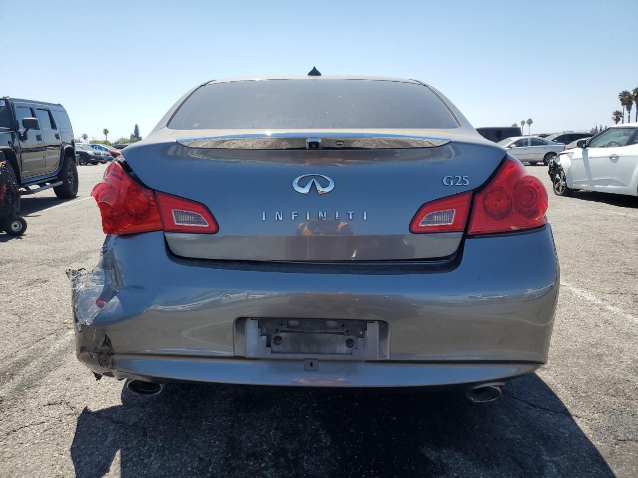 2011 Infiniti G25 Base VIN: JN1DV6AP5BM600884 Lot: 63867505