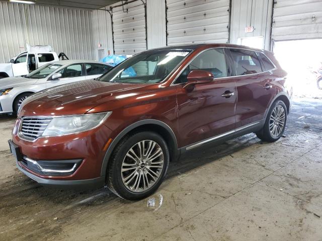  LINCOLN MKX 2016 Czerwony
