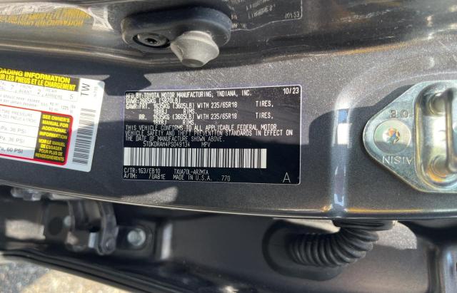 2023 TOYOTA HIGHLANDER L  