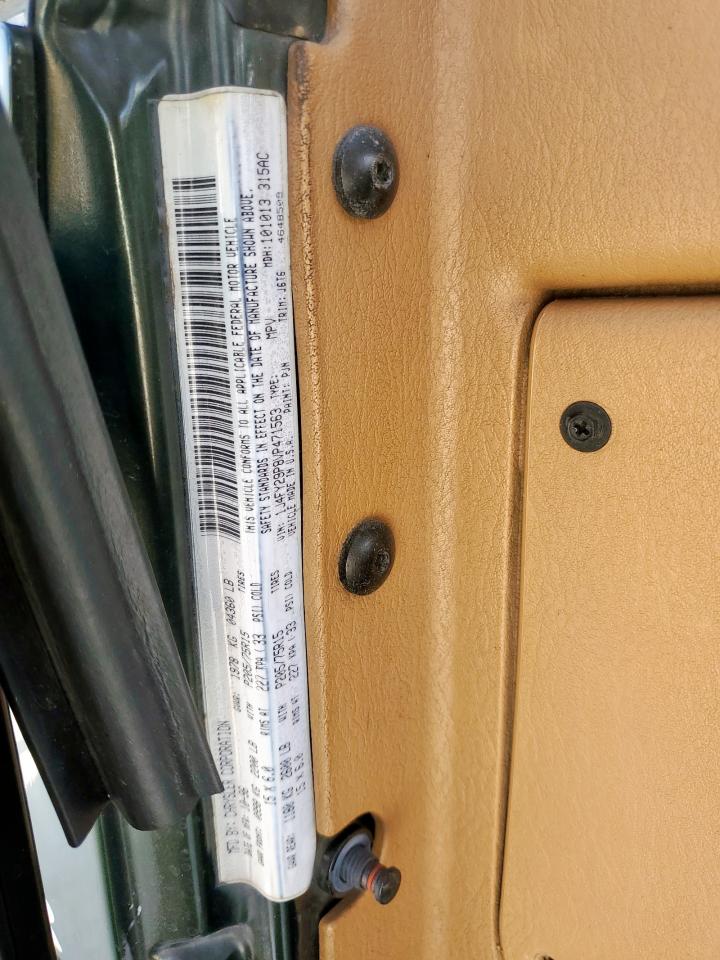1997 Jeep Wrangler / Tj Se VIN: 1J4FY29P8VP471563 Lot: 64305655