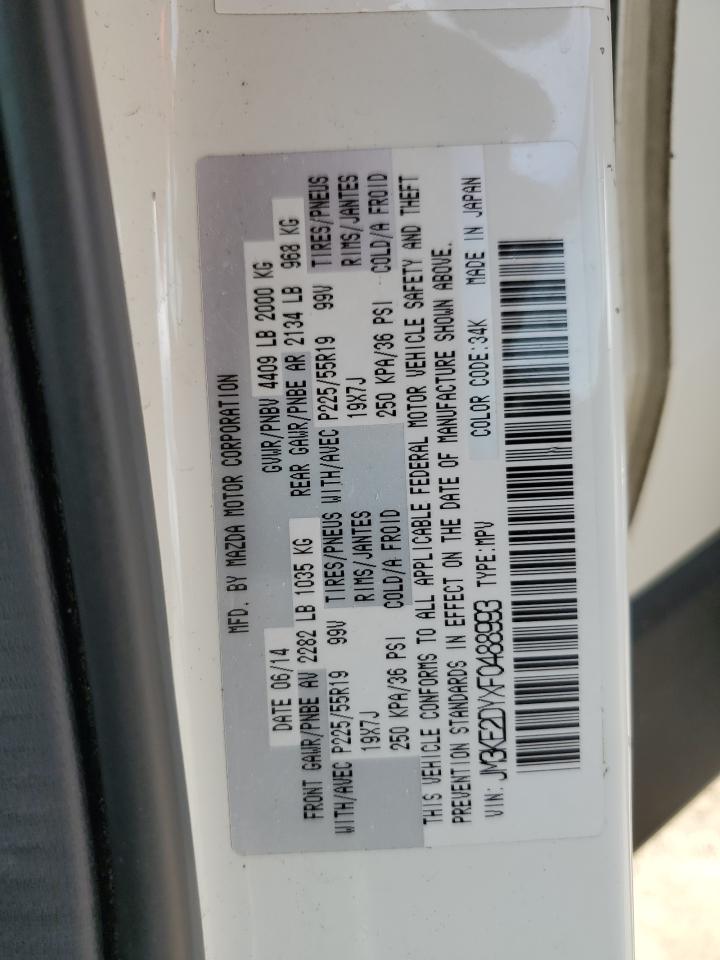 2015 Mazda Cx-5 Gt VIN: JM3KE2DYXF0488993 Lot: 64678795