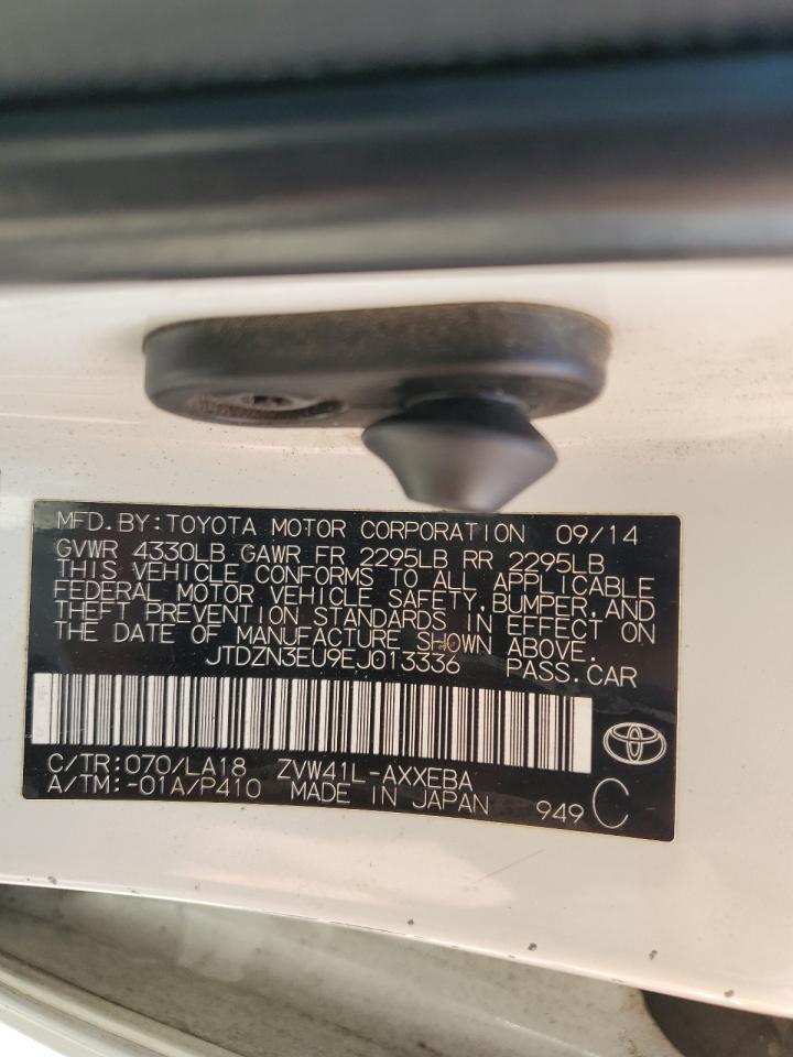 2014 Toyota Prius V VIN: JTDZN3EU9EJ013336 Lot: 63281395
