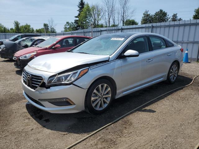 Sedans HYUNDAI SONATA 2017 Srebrny