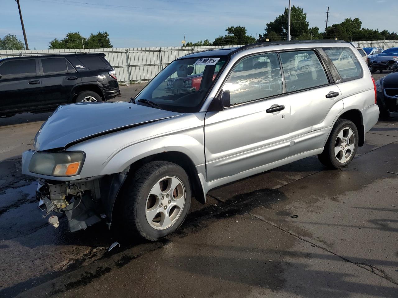 2003 Subaru Forester 2.5Xs silver suv gas JF1SG65603H753382 photo #1