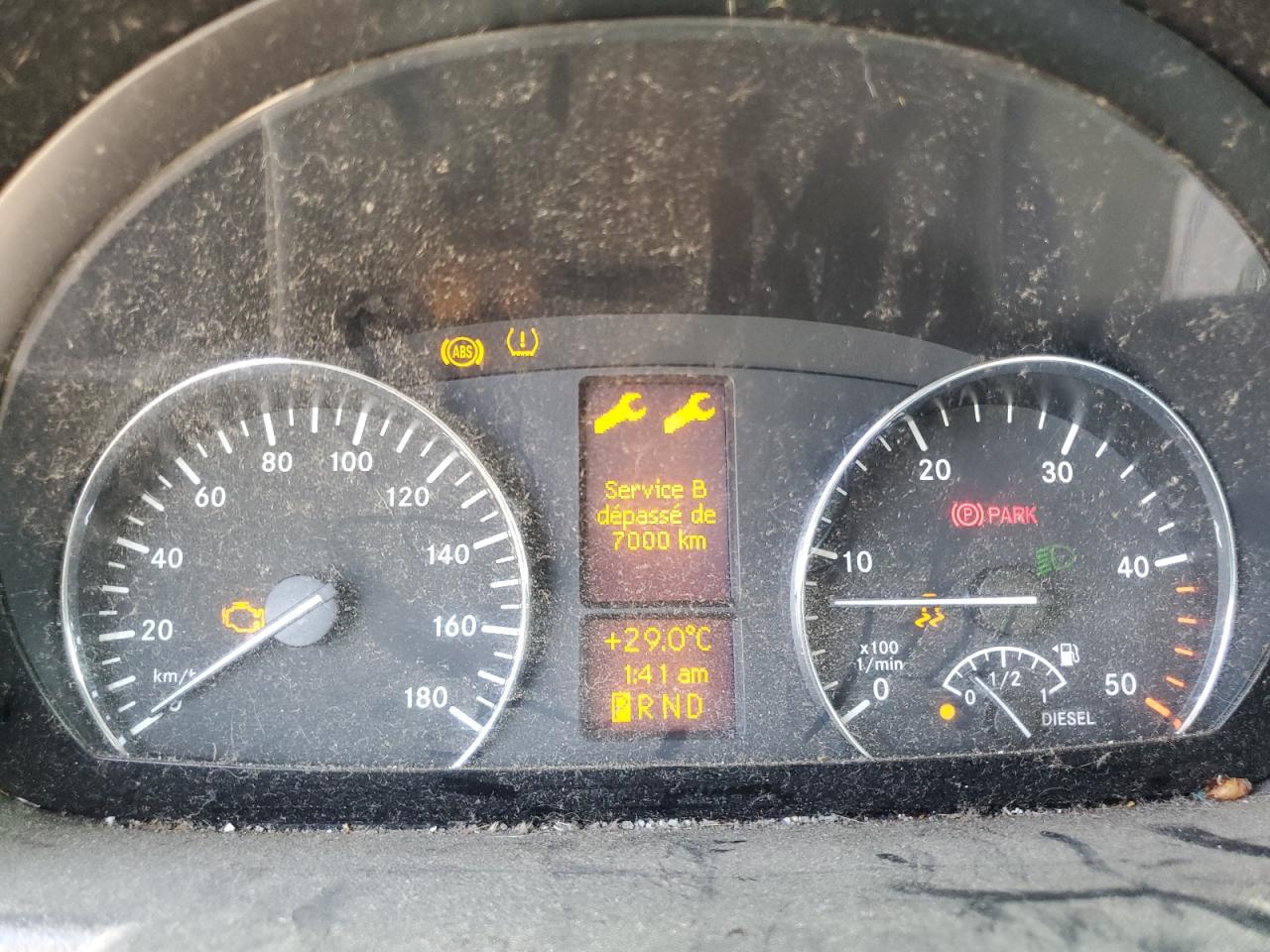 2013 Mercedes-Benz Sprinter 2500 VIN: WD3BE7CC1D5738708 Lot: 63031595
