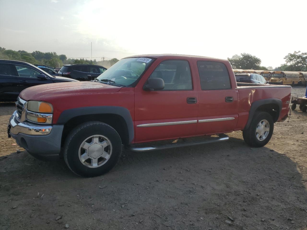 2006 GMC New Sierra K1500 red null gas 2GTEK13T761196981 photo #1