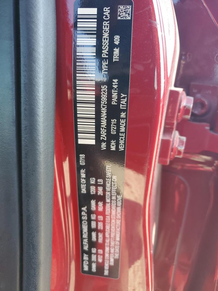 zarfaman4k7599235 ZARFAMAN4K7599235 2019 Alfa Romeo Giulia