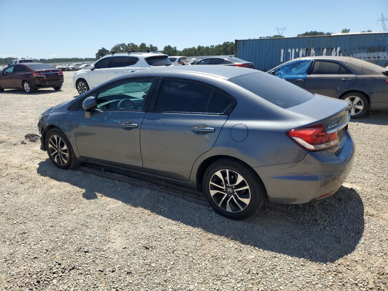 2013 Honda Civic Ex grey null gas 19XFB2F84DE250349 photo #3