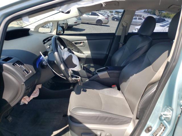  TOYOTA PRIUS 2014 Turquoise