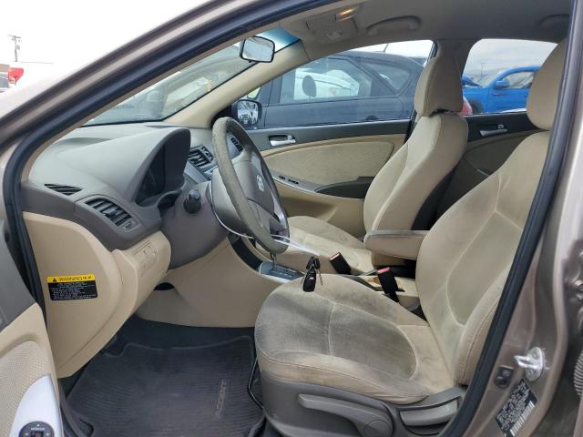 Sedans HYUNDAI ACCENT 2014 Brązowy