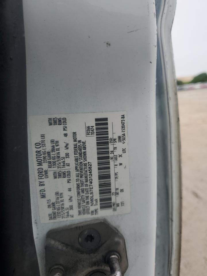 2016 Ford Transit Connect Xl VIN: NM0LS7E74G1245827 Lot: 63563865