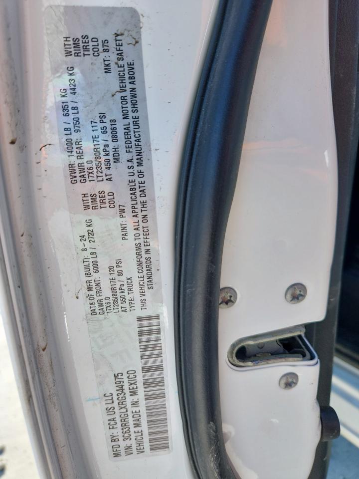 2024 Ram 3500 Tradesman VIN: 3C63RRGLXRG344975 Lot: 63627605