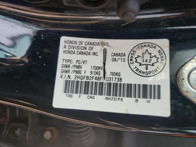 2015 HONDA CIVIC LX  