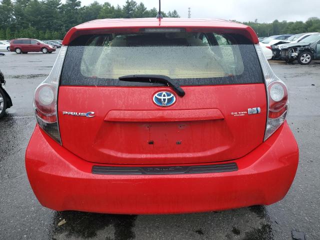 Hatchbacks TOYOTA PRIUS 2014 Red