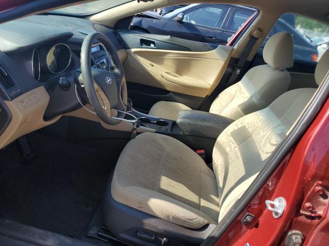  HYUNDAI SONATA 2013 Czerwony