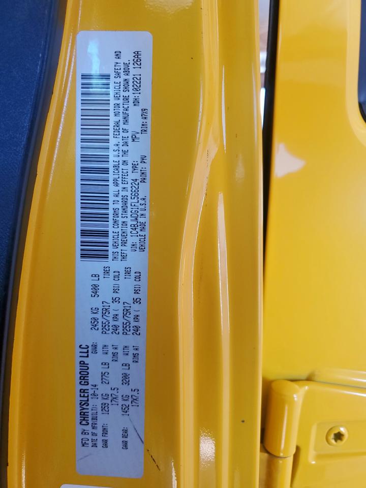2015 Jeep Wrangler Unlimited Sport VIN: 1C4BJWDG1FL566224 Lot: 64113195