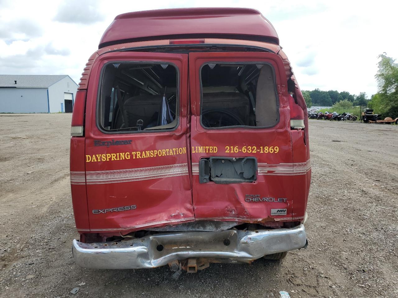 2000 Chevrolet Express G1500 VIN: 1GBFG15R8Y1177148 Lot: 66867075