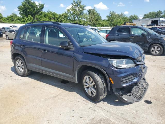  VOLKSWAGEN TIGUAN 2016 Синий