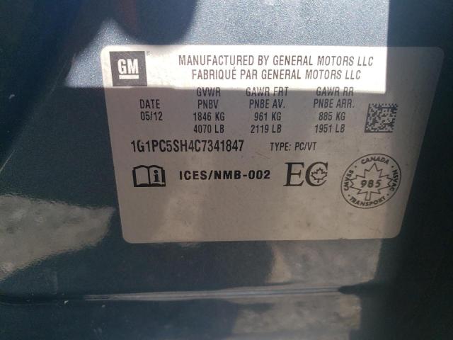 2012 CHEVROLET CRUZE LS  
