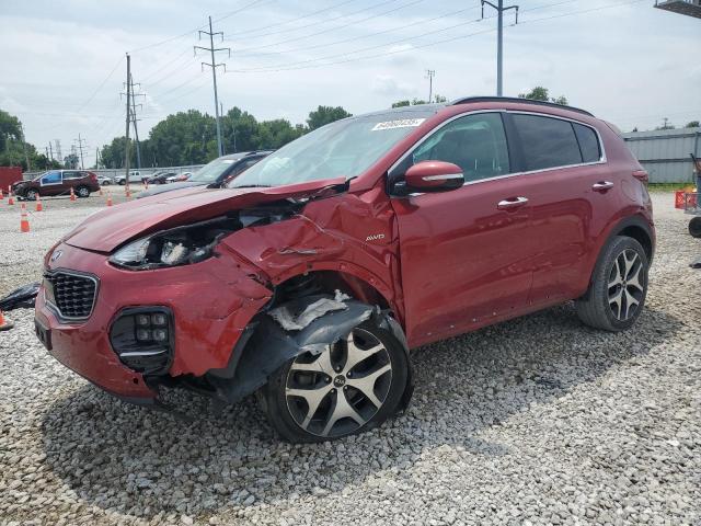  KIA SPORTAGE 2018 Красный