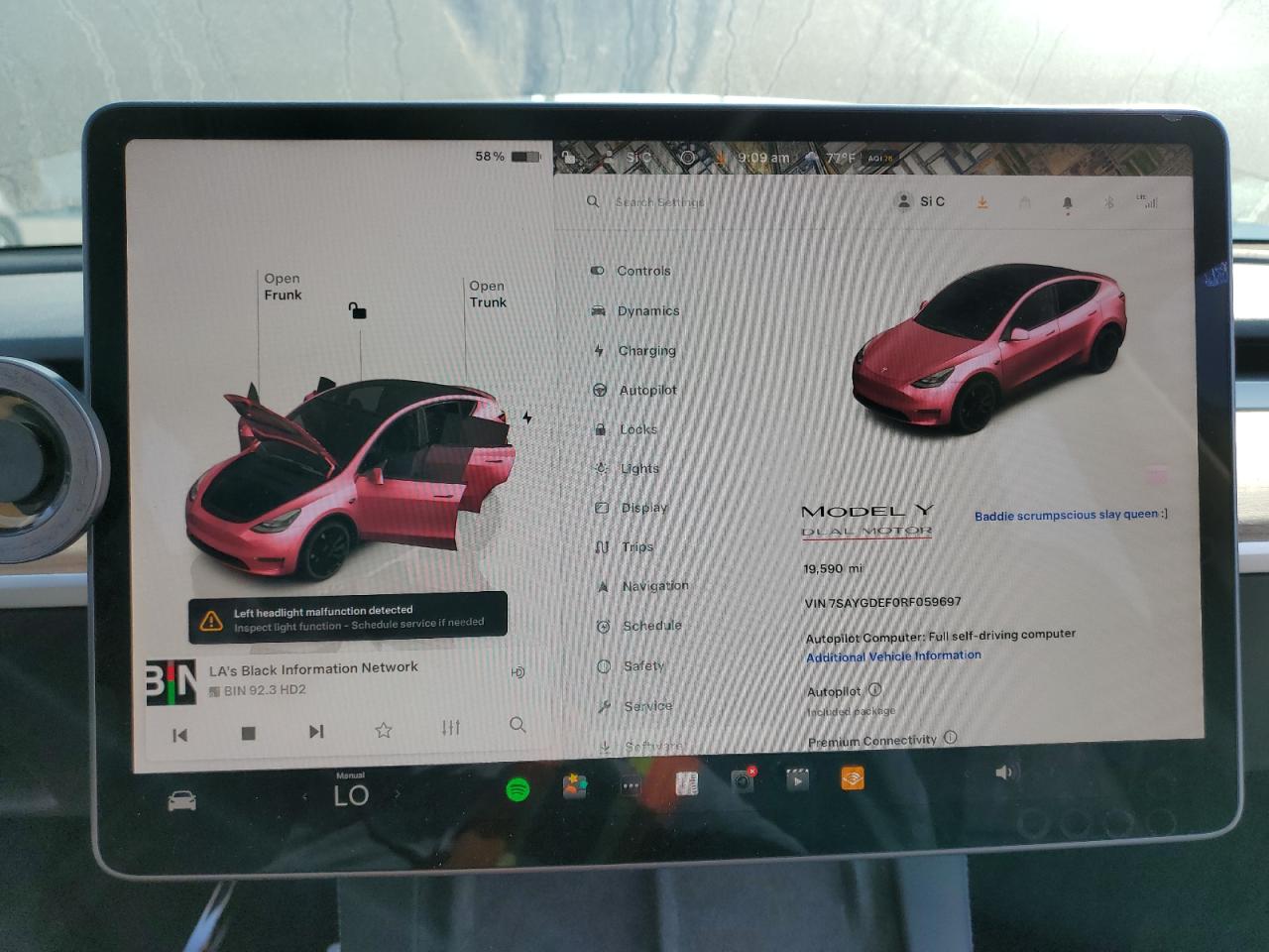2024 Tesla Model Y VIN: 7SAYGDEF0RF059697 Lot: 64595455