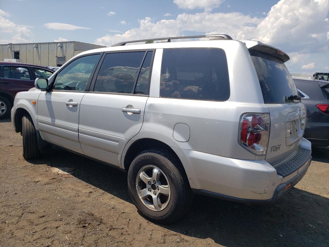 2008 Honda Pilot Se silver null gas 5FNYF18378B054690 photo #3