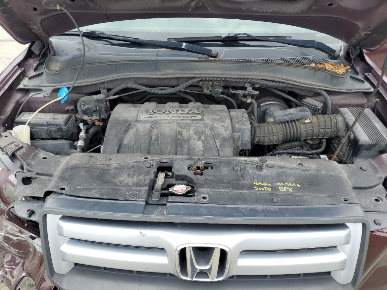 2008 Honda Pilot Vp VIN: 5FNYF18228B049601 Lot: 65325895