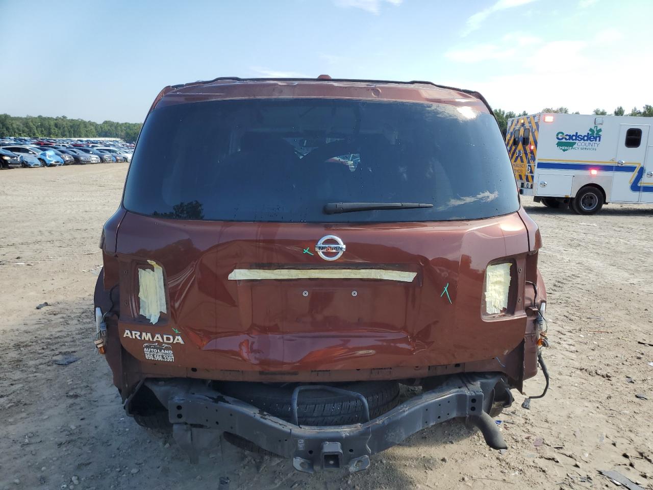 2017 Nissan Armada Sv VIN: JN8AY2ND0H9004615 Lot: 64819245