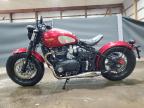 2022 TRIUMPH MOTORCYCLE BONNEVILLE BOBBER   for sale at Copart OH - CLEVELAND WEST