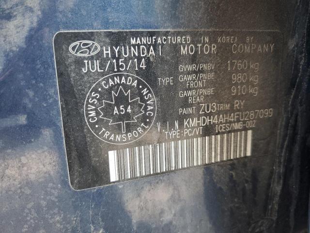 2015 HYUNDAI ELANTRA SE  