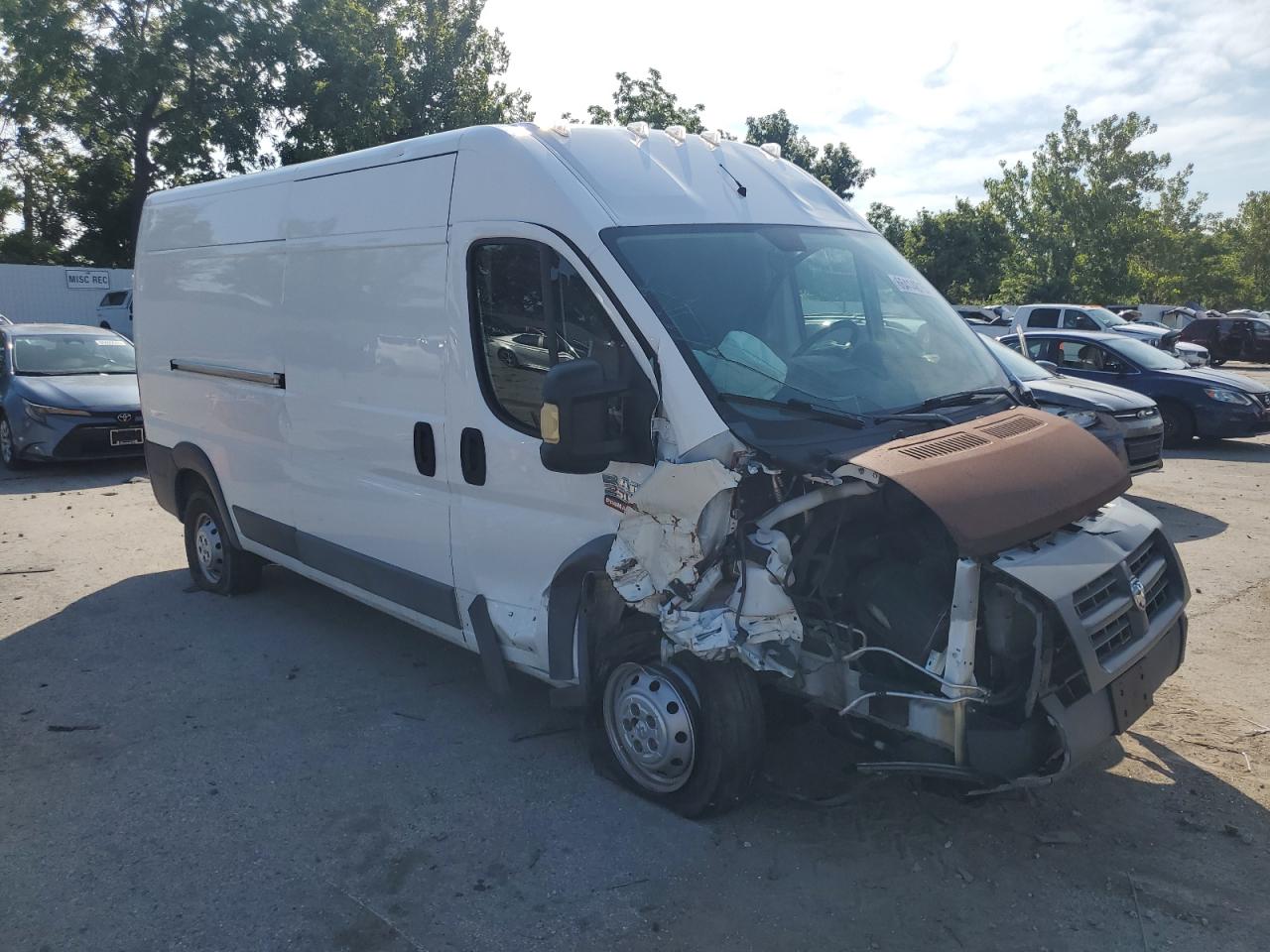 2017 Ram Promaster 2500 2500 High VIN: 3C6TRVDG3HE531808 Lot: 66414815