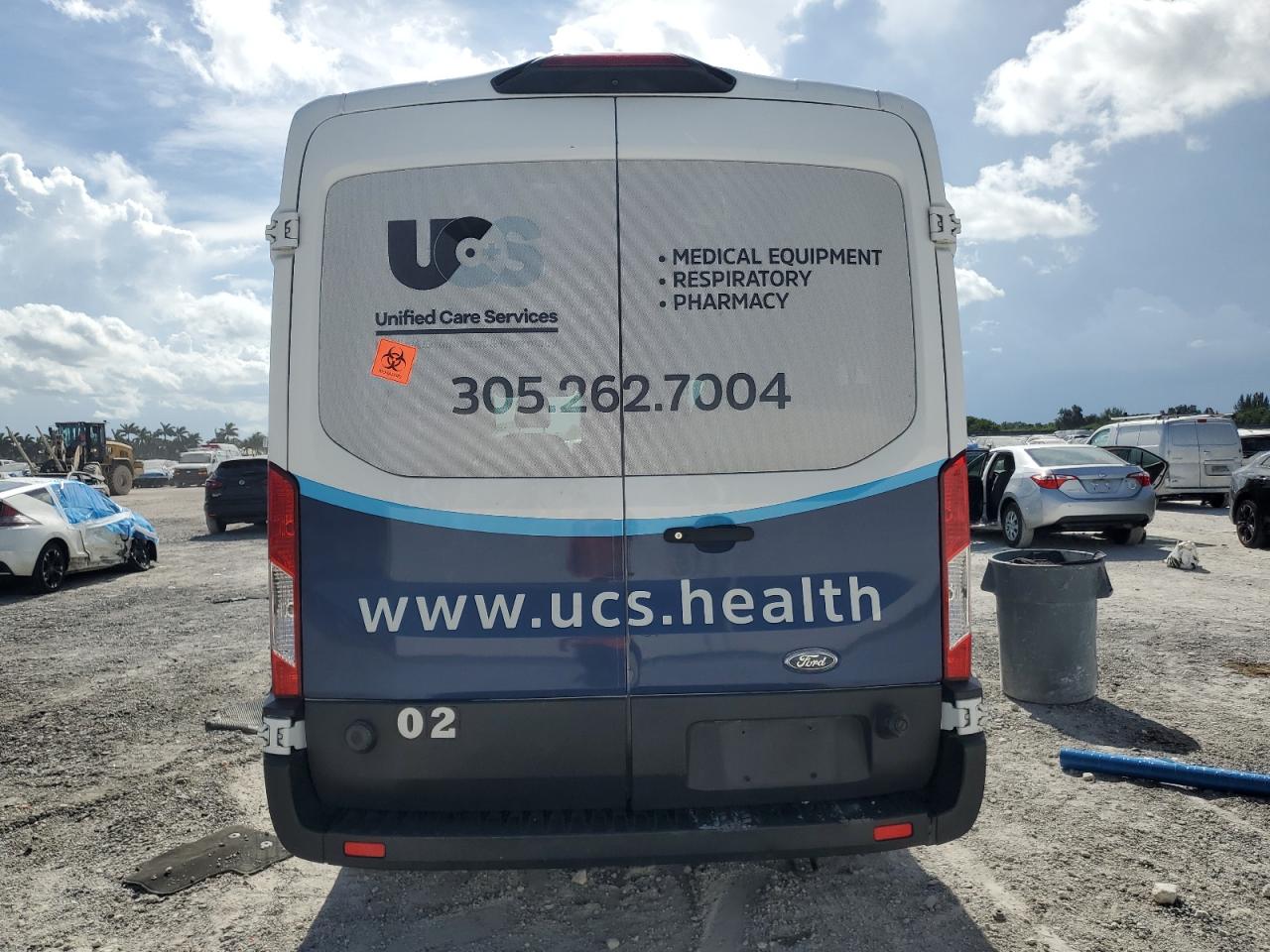 2019 Ford Transit T-250 VIN: 1FTYR2CM6KKB64296 Lot: 66617495