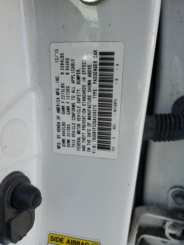 19uub1f52ga006070 19UUB1F52GA006070 2016 Acura Tlx Tech