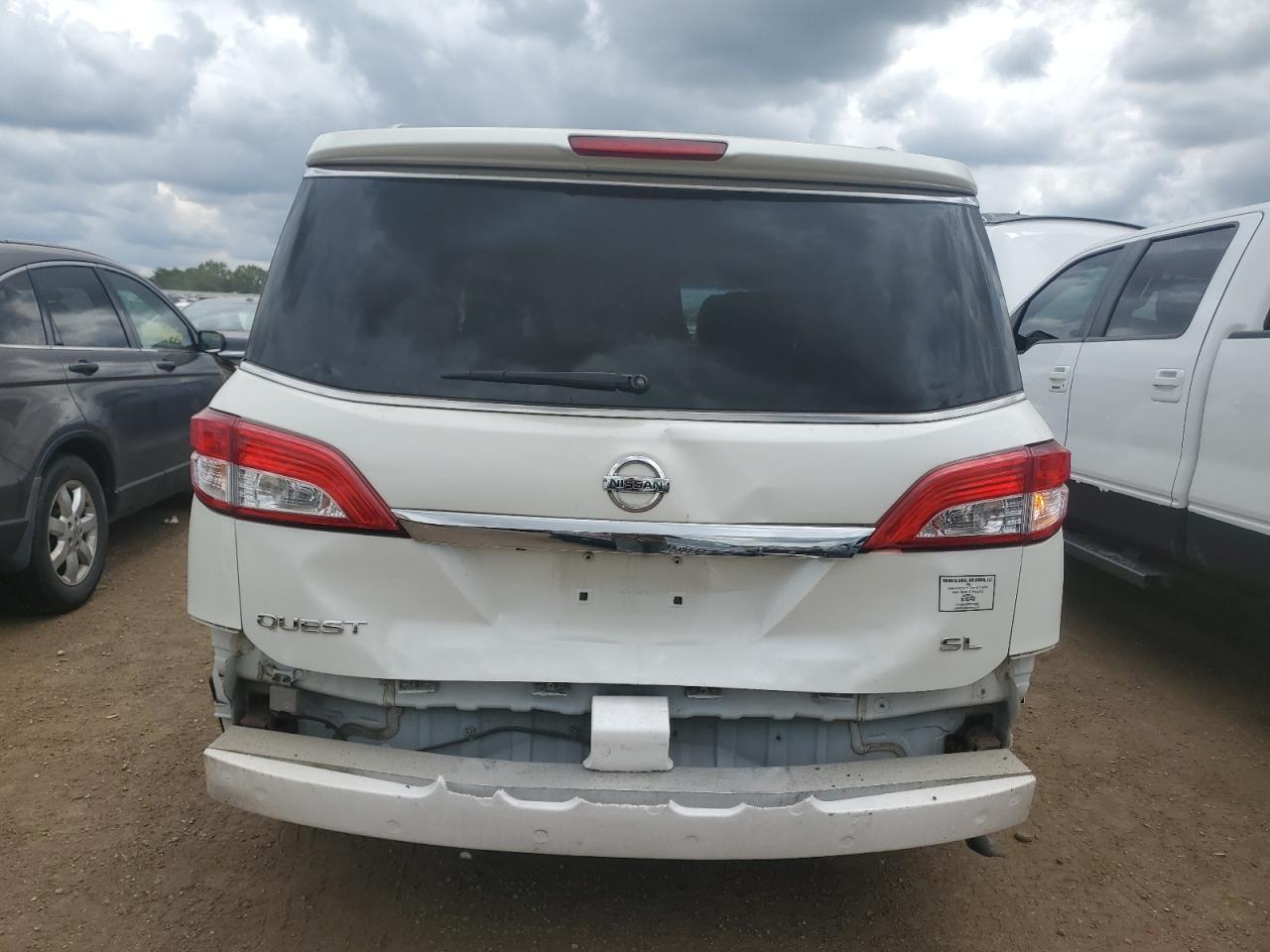 2011 Nissan Quest S VIN: JN8AE2KP6B9008523 Lot: 66271445