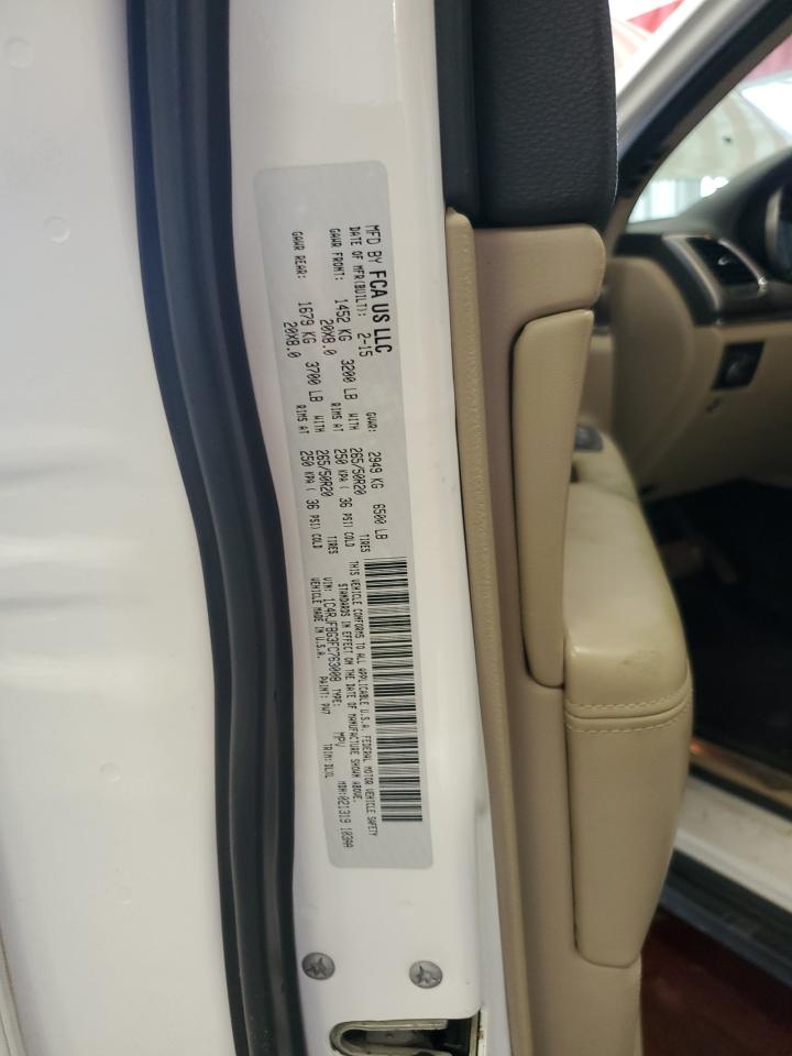 2015 Jeep Grand Cherokee Limited VIN: 1C4RJFBG3FC763008 Lot: 65069475