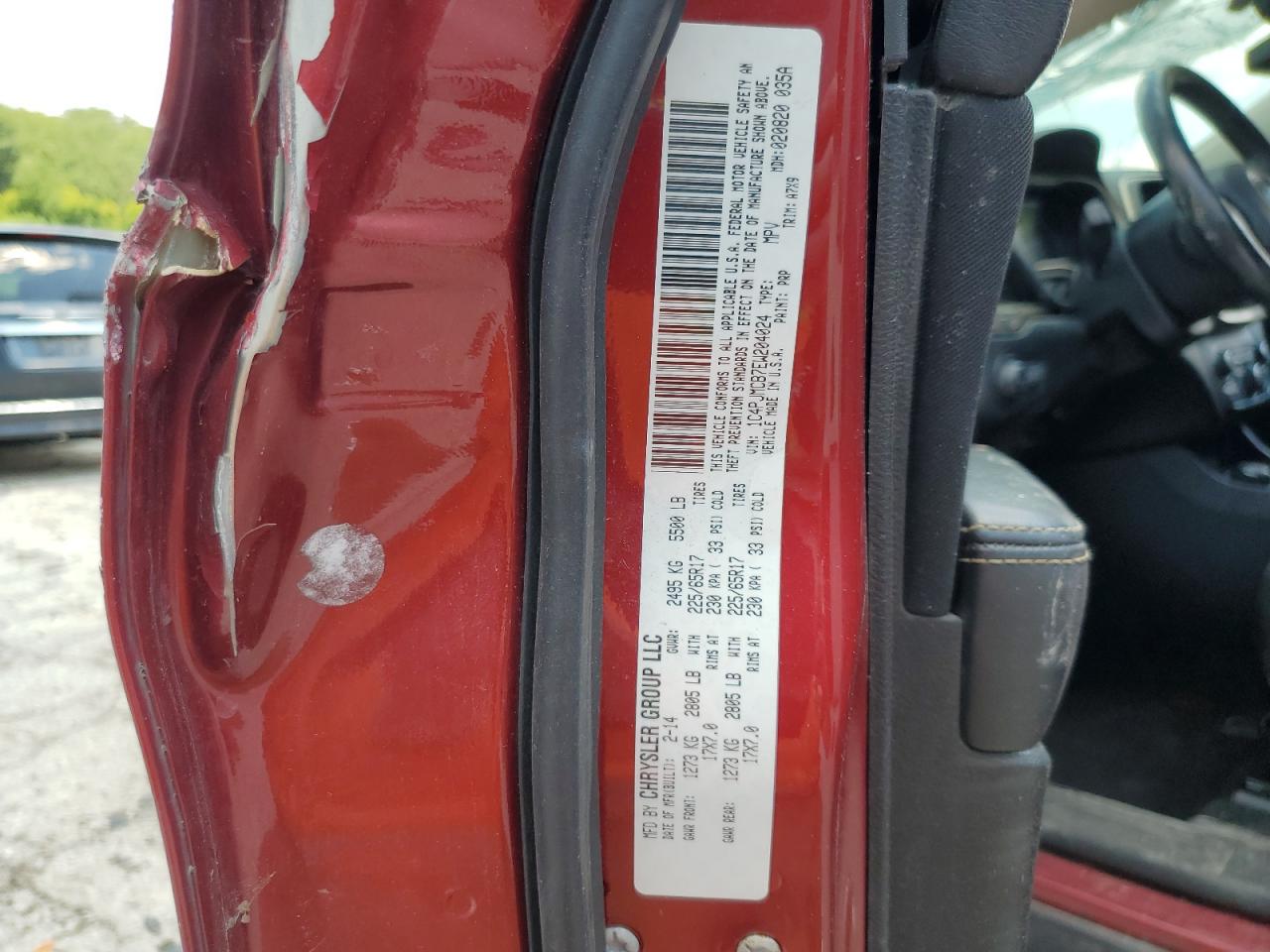 2014 Jeep Cherokee Latitude VIN: 1C4PJMCB7EW204024 Lot: 63393365