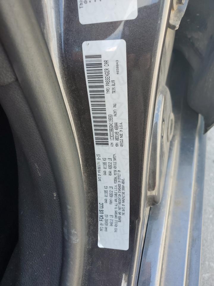 2016 Chrysler 200 S VIN: 1C3CCCBB2GN119593 Lot: 64423605