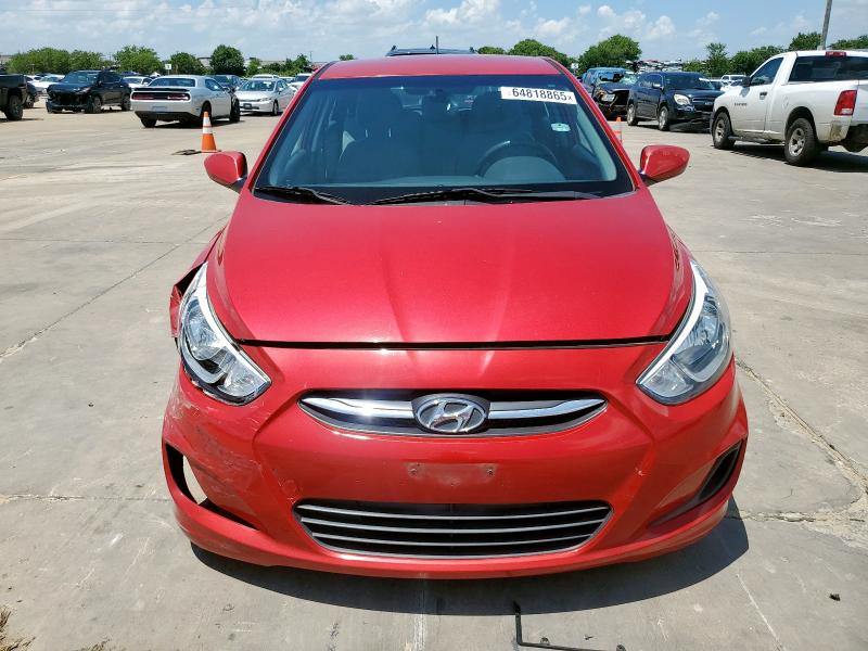  HYUNDAI ACCENT 2015 Красный