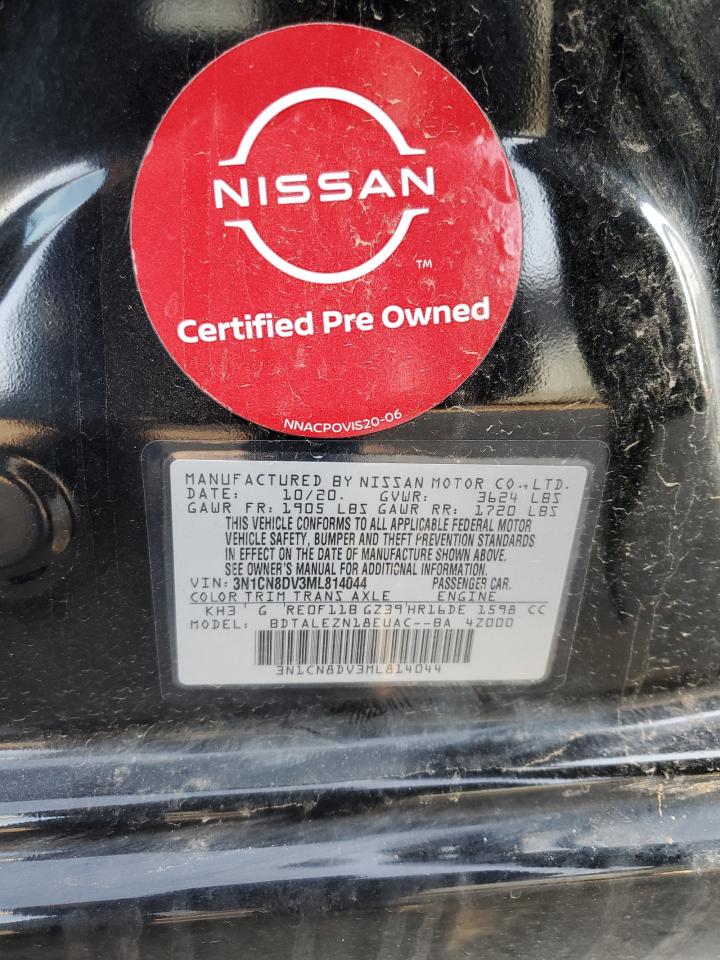 3N1CN8DV3ML814044 NISSAN VERSA 2021