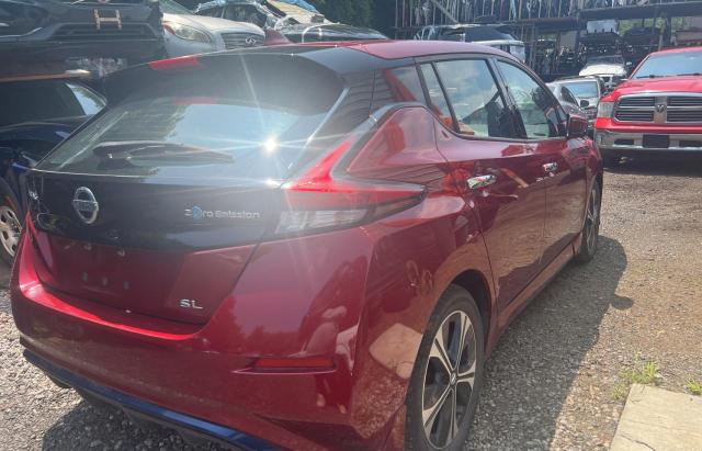  NISSAN LEAF 2018 Red