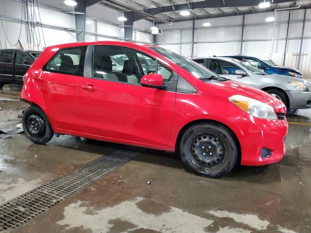  TOYOTA YARIS 2012 Czerwony