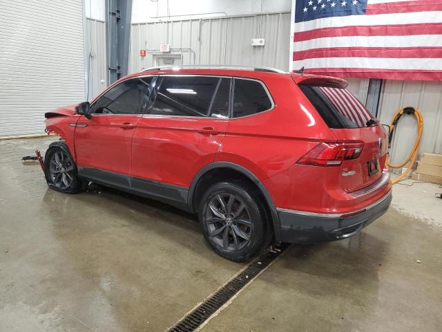  VOLKSWAGEN TIGUAN 2022 Red