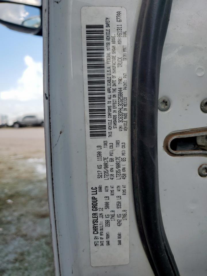 2012 Dodge Ram 3500 Slt VIN: 3C63DPHL3CG258044 Lot: 64443905
