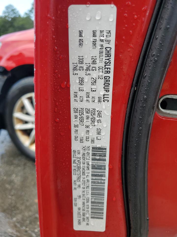 2013 Dodge Journey Sxt VIN: 3C4PDCBBXDT579025 Lot: 66607345