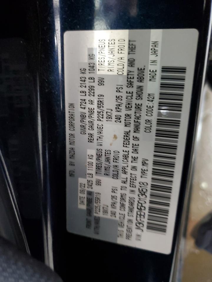 2023 Mazda Cx-5 Premium Plus VIN: JM3KFBEM5P0134518 Lot: 63996535