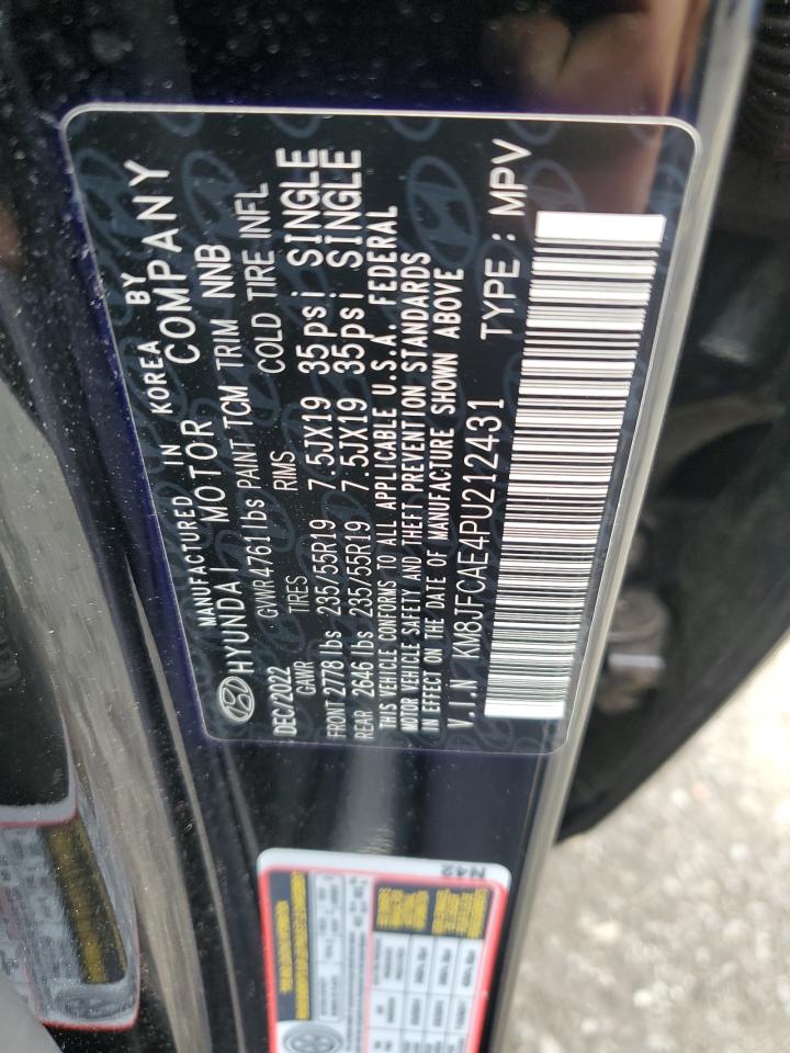2023 Hyundai Tucson N Line VIN: KM8JFCAE4PU212431 Lot: 64760075