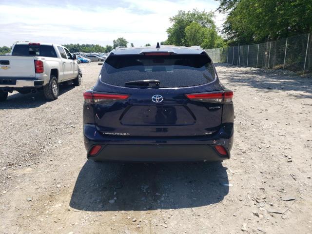  TOYOTA HIGHLANDER 2021 Granatowy