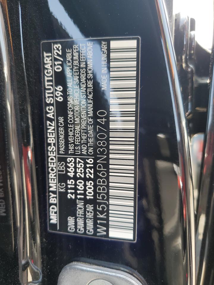 2023 Mercedes-Benz Cla Amg 35 4Matic VIN: W1K5J5BB6PN380740 Lot: 65219645