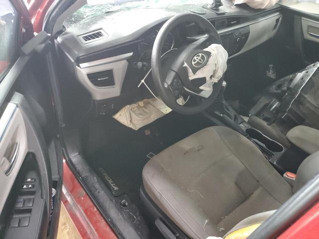  TOYOTA COROLLA 2015 Red