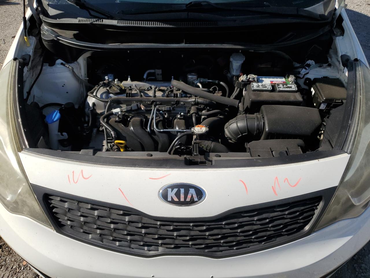 2014 Kia Rio Lx VIN: KNADM4A36E6369971 Lot: 64622975